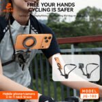 2-in-1 Magnetic Neck Mount for Smartphone & Action Camera | Hands-Free POV Vlog Shooting Holder - Image 7