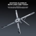 Magnetic Aluminum Alloy Folding Stand | 3-in-1 for Laptop/Tablet/Phone, 8-Speed Adjustable, Portable & Ergonomic - Image 2