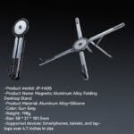 Magnetic Aluminum Alloy Folding Stand | 3-in-1 for Laptop/Tablet/Phone, 8-Speed Adjustable, Portable & Ergonomic - Image 7