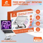 360-Degree Rotating Adjustable Aluminum Alloy Flat Bracket Desktop Support Frame for Tablet PC Stand Notebook Heightening - Image 8