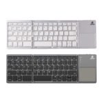 Foldable Mini Keyboard with Touchpad Ultra-Portable Wireless Keyboard
