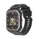 Smart Watch for Students-Square IPS Display Silicone Band Magnetic Charging & Answer Calls
