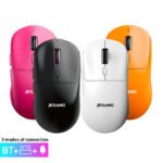 3 Mode Wireless Bluetooth Mouse （Bluetooth 5.3 + 2.4G Wireless + Wired ）Ergonomic Computer Mouse, 6 Buttons Adjustable DPI